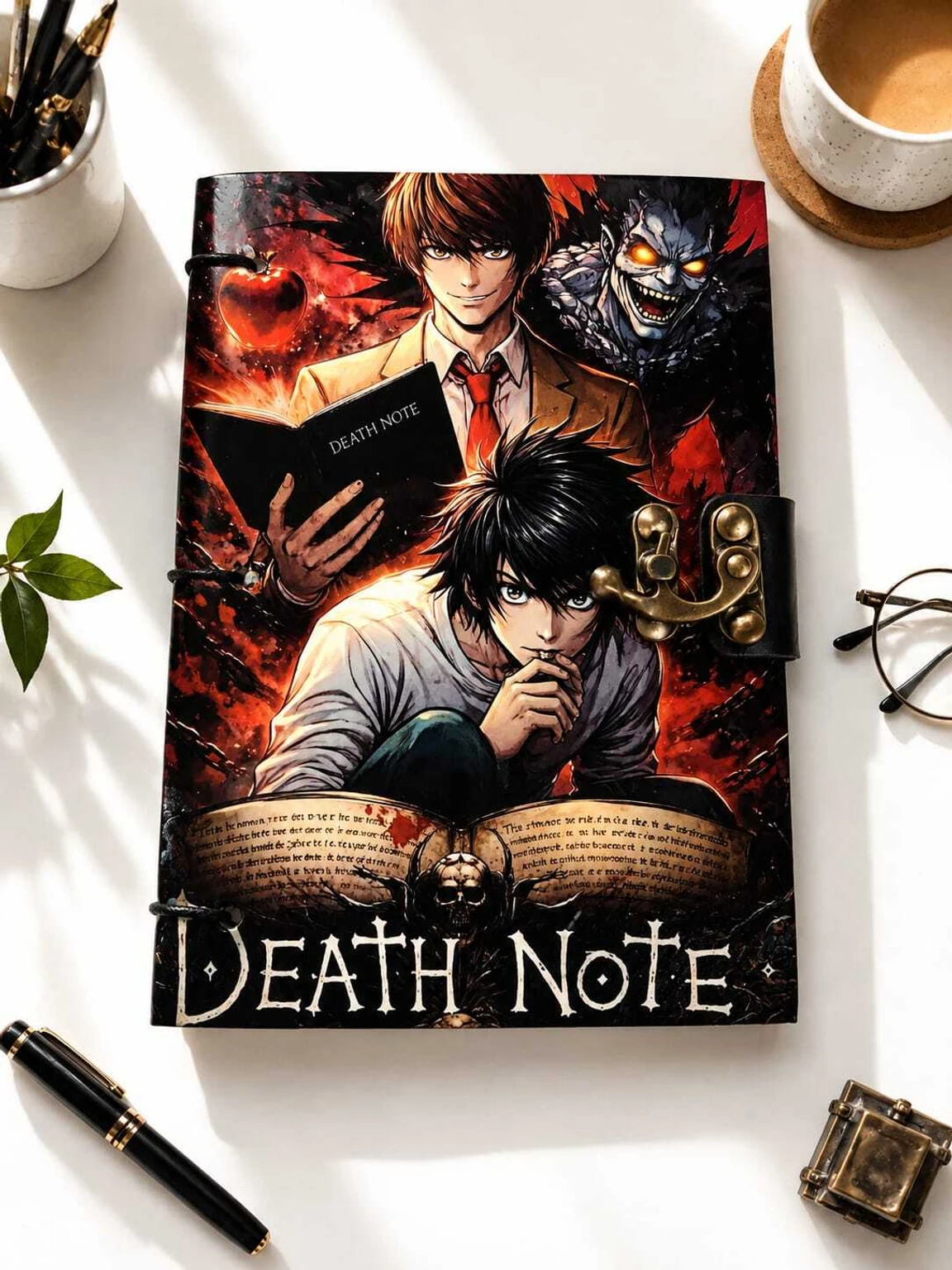 Death Note Inspired Journal with Lock – 160 Pages - Image 3