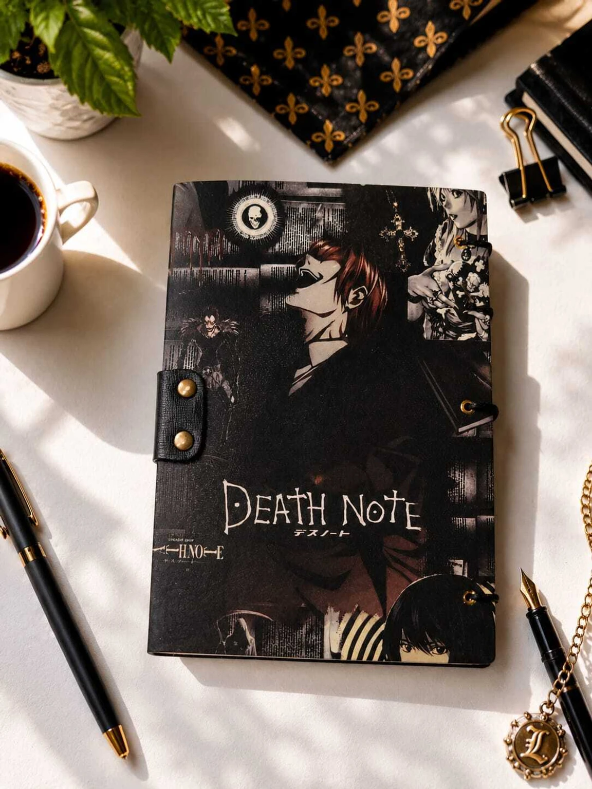 Death Note Inspired Journal with Lock – 160 Pages