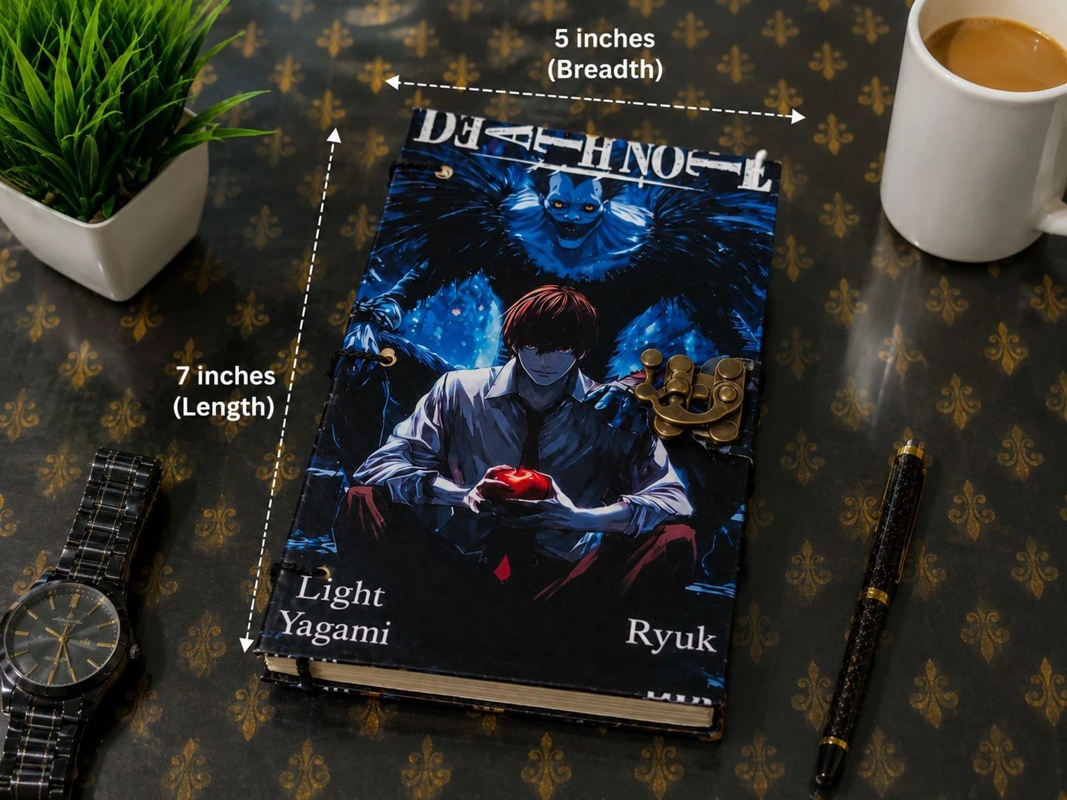 Death Note Inspired Journal with Lock – 160 Pages - Image 2